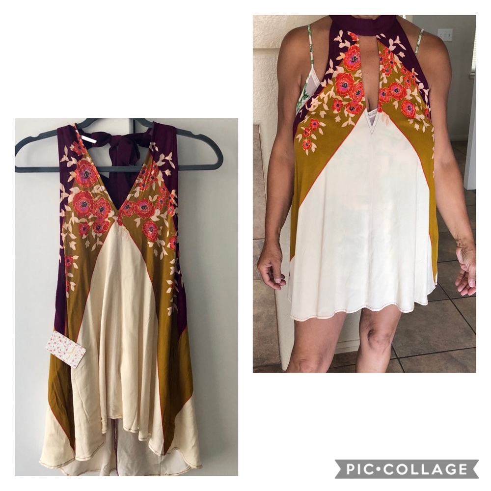 1 Left! Free People Dressy Tank - Picture 2 of 6